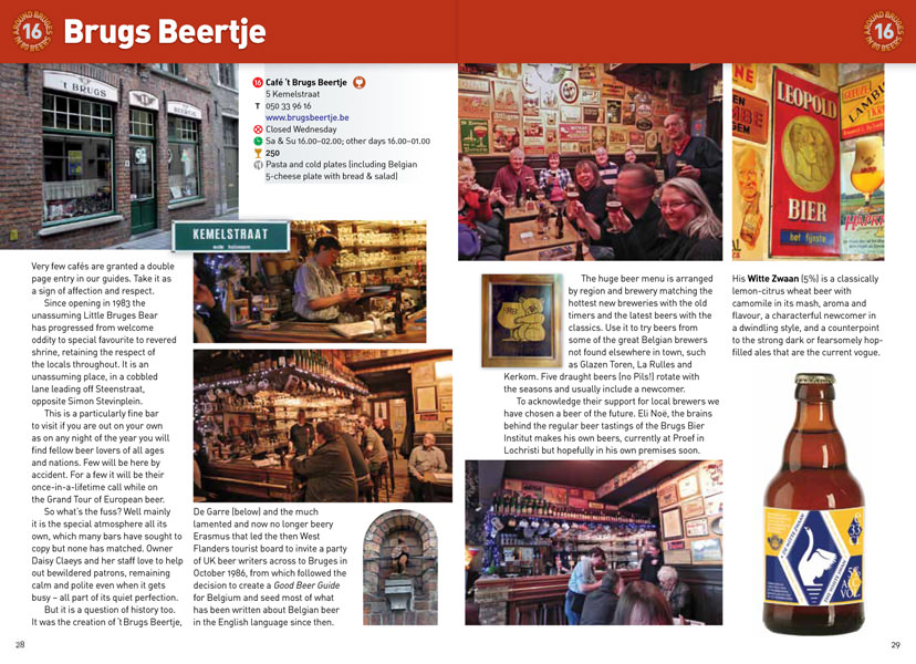 Around Bruges in 80 Beers spread