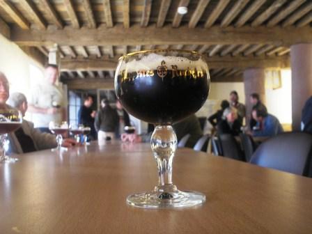 Rochefort tasting at Rochefort Abbey